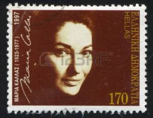14174886-greece--circa-1997-stamp-printed-by-greece-shows-maria-callas-opera-singer-circa-1997